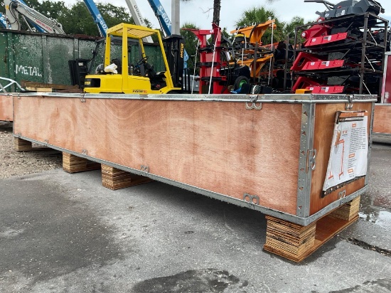 UNUSED LANDHONOR ADJUSTABLE HEIGHT GANTRY CRANE MODEL LHR-AGC2500; APPROX MAX LOAD CAPACITY 2500LB;