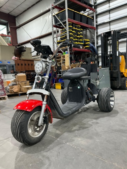 Electric Golf Scooter Model Hy18650mp 16s8p, Bill Of Sale Only, Runs & Drives