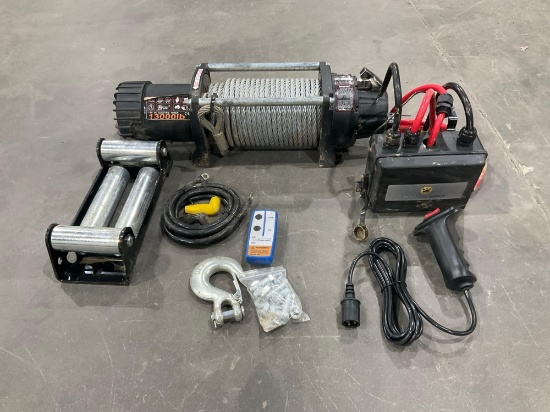 UNUSED ATS POWER 13000LBS ELECTRIC WINCH MODEL LDH-EW13000