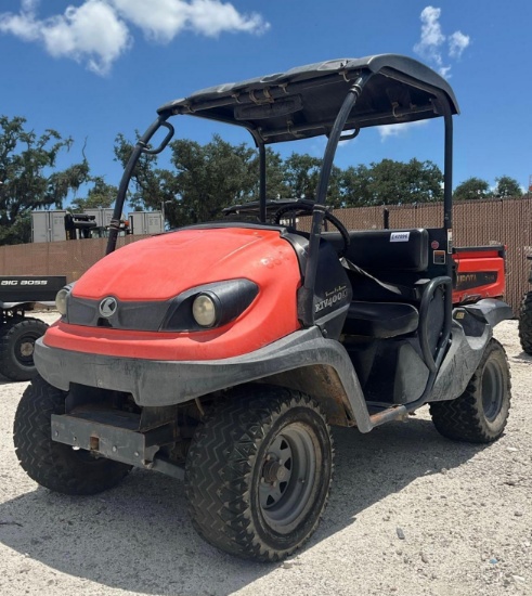 KUBOTA 4X4 RTV MODEL RTV400CI;MANUAL DUMP BED; HITCH ADAPTER, RUNS & DRIVES