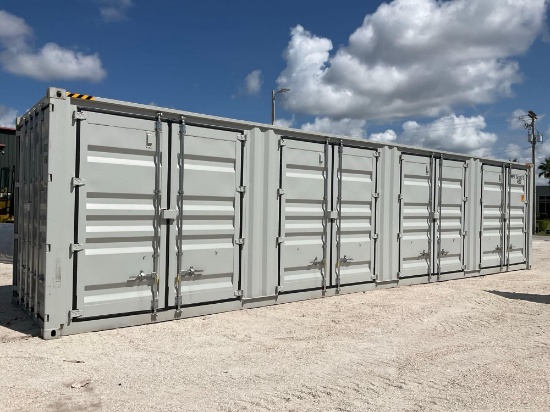2026 40FT HQ STORAGE CONTAINER, 4SIDE DOORS