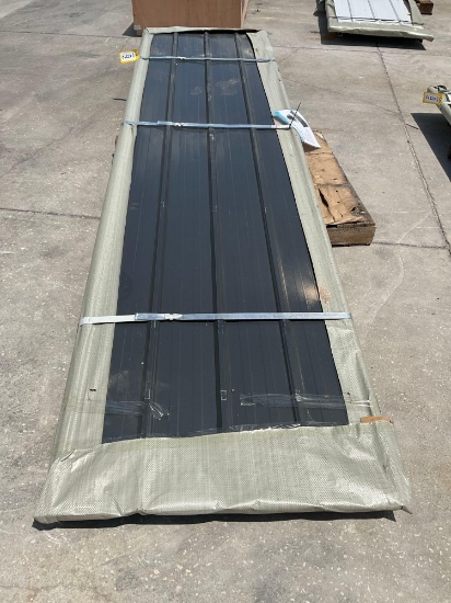 UNUSED 12FT GALVALUME STEEL SIDING ROOFING, APPROX 50 SHEETS IN STACK, APPROX 12FT.x 3FT