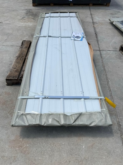 UNUSED 10FT GALVALUME STEEL SIDING ROOFING, APPROX 50 SHEETS IN STACK, APPROX 10FT.x 3FT