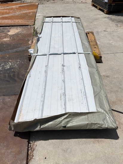 UNUSED 10FT GALVALUME STEEL SIDING ROOFING, APPROX 50 SHEETS IN STACK, APPROX 10FT.x 3FT