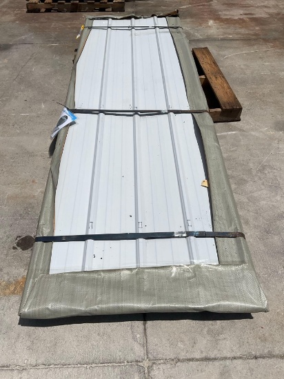 UNUSED 10FT GALVALUME STEEL SIDING ROOFING, APPROX 50 SHEETS IN STACK, APPROX 10FT.x 3FT