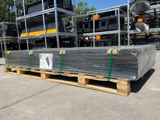 UNUSED PALLET OF IRANCH GROUND PROTECTION MATS MODEL IRGPM, APPROX 4FT W X 8FT L, APPROX 15 MATS,...