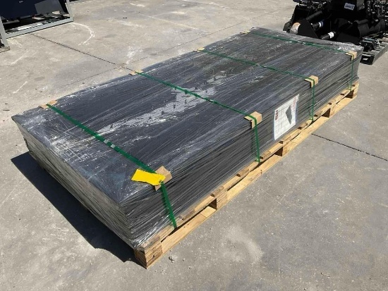 UNUSED PALLET OF IRANCH GROUND PROTECTION MATS MODEL IRGPM, APPROX 4FT W X 8FT L, APPROX 15 MATS,...