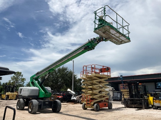 2017 GENIE BOOM LIFT MODEL S-80X ; DIESEL POWERED; APPROX MAX PLATFORM HEIGHT 80 FT; APRROX MAX