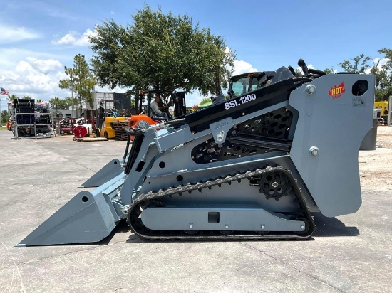 UNUSED 2026 STAND ON SKID STEER LOADER MODEL SSL1200, YANMAR DIESEL,ELECTRIC START, RUBBER TRACKS