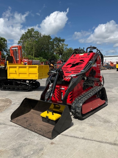UNUSED 2026 SDLANCH STAND ON SKID STEER LOADER MODEL SSL60; GAS POWERED, ELECTRIC START, RUBBER
