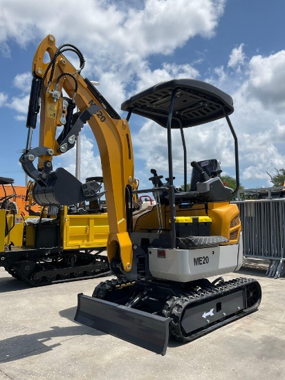 UNUSED 2026 MINI EXCAVATOR MODEL ME20; DIESEL POWERED YANMAR ENGINE, RUBBER TRACKS, BUCKET WITH T...