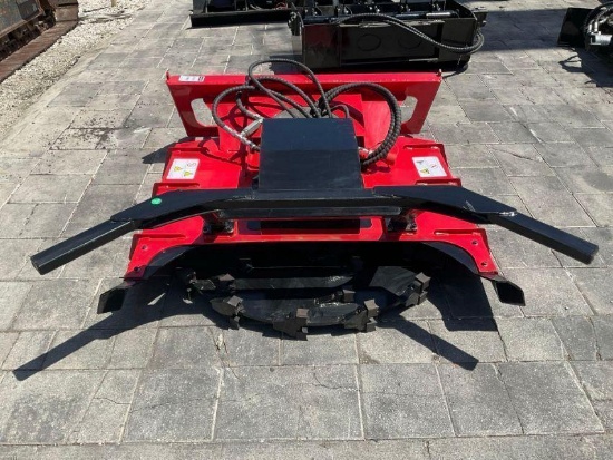 ( 1 ) UNUSED 2026 SKID STEER DISC MULCHER MODEL X-DM43, APPROX WORKING WIDTH 43 IN; APPROX CUTTER...