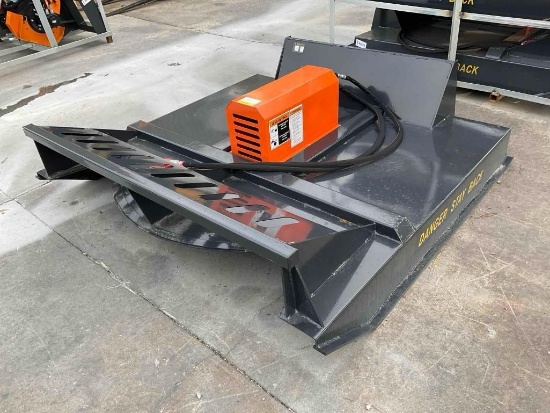 UNUSED 2026 WOLVERINE BRUSH CUTTER ATTACHMENT MODEL BC-13-72W FOR UNIVERSAL SKID STEER, APPROX 72in