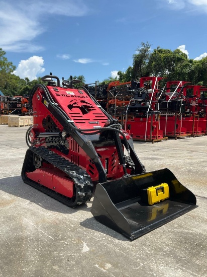 UNUSED 2026 SDLANCH STAND ON SKID STEER LOADER MODEL SSL60; GAS POWERED, ELECTRIC START, RUBBER