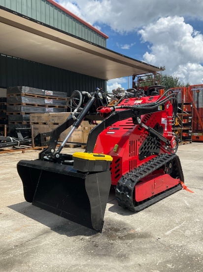 UNUSED 2026 SDLANCH STAND ON SKID STEER LOADER MODEL SSL60; GAS POWERED, ELECTRIC START, RUBBER