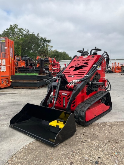 UNUSED 2026 SDLANCH STAND ON SKID STEER LOADER MODEL SSL60; GAS POWERED, ELECTRIC START, RUBBER