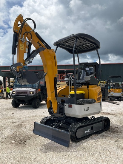 UNUSED 2026 MINI EXCAVATOR MODEL ME20; DIESEL POWERED YANMAR ENGINE, RUBBER TRACKS, BUCKET WITH