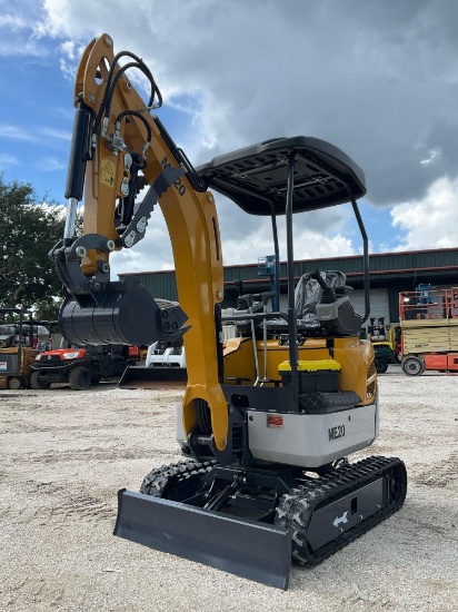 UNUSED 2026 MINI EXCAVATOR MODEL ME20; DIESEL POWERED YANMAR ENGINE, RUBBER TRACKS, BUCKET WITH
