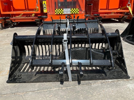UNUSED 2026 3PCS MINI ATTACHMENT SET FOR MINI EXCAVATOR, APPROX 24in MINI ROCK BUCKET / RIPPER & ...