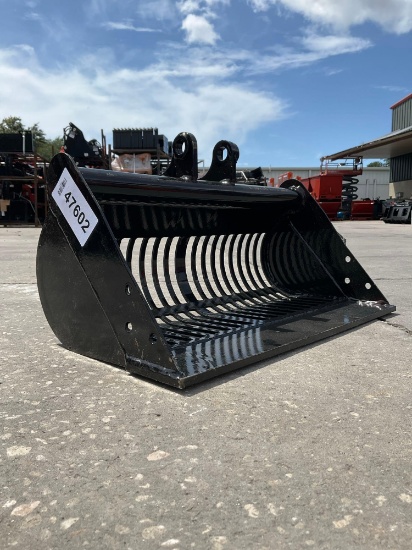 UNUSED MINI ROCK SCREENING BUCKET FOR MINI EXCAVATOR