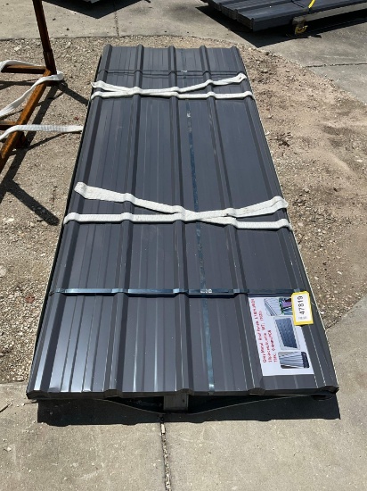 UNUSED METAL ROOF PANELS; APPROX 70 PCS; APPROX 8 FT X 3 FT
