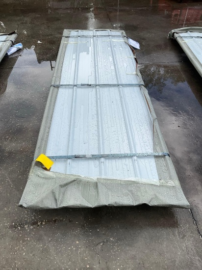 UNUSED 10FT GALVALUME STEEL SIDING ROOFING, APPROX 50 SHEETS IN STACK, APPROX 10FT x 3FT