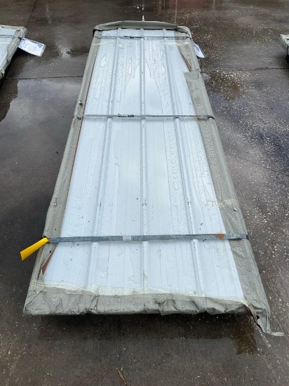 UNUSED 10FT GALVALUME STEEL SIDING ROOFING, APPROX 50 SHEETS IN STACK, APPROX 10FT x 3FT