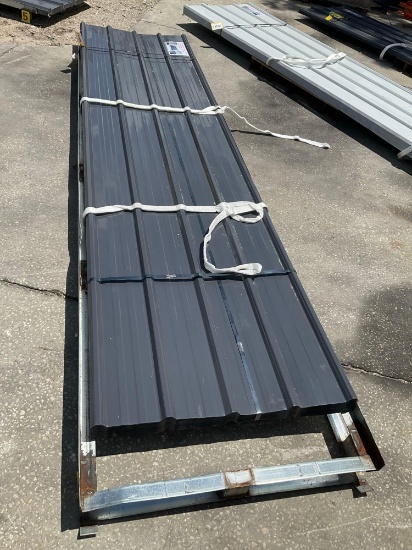 UNUSED METAL ROOF WALL PANELS; APPROX 12 FT L X 3 FT W; APPROX 70 PCS