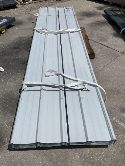 UNUSED METAL ROOF WALL PANELS; APPROX 12 FT L X 3 FT W; APPROX 70 PCS