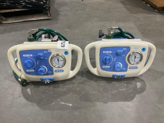 ( 2 ) HILL ROM METANEB SYSTEM RESPIRATORY THERAPY/AIRWAY CLEARANCE SYSTEM W/ HOSE, MOUNTABLE