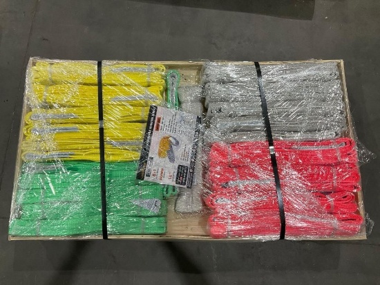 Unused Landhonor ( 22) Pcs Assorted Webbing Slings