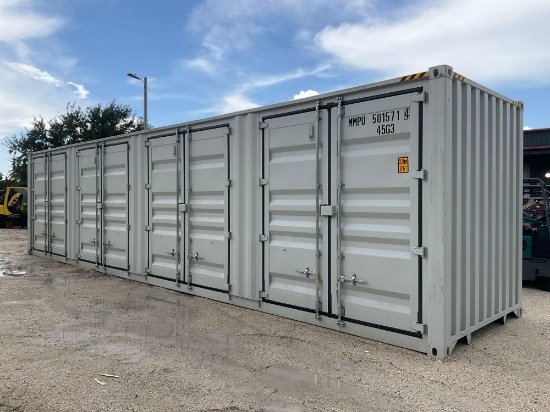2026 40HQ STORAGE CONTAINER, 4SIDE DOORS