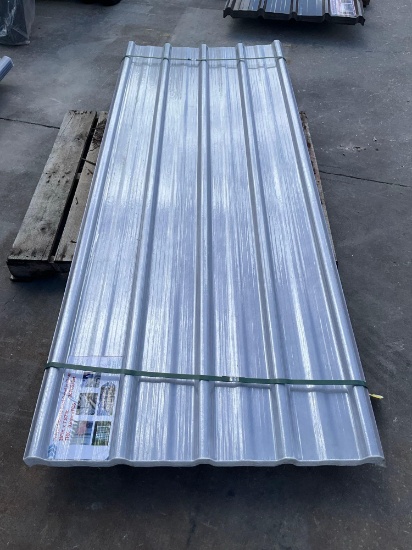 UNUSED POLYCARBONATE ROOF PANELS; APPROX 30 PCS; APPROX 8 FT L X 3 FT