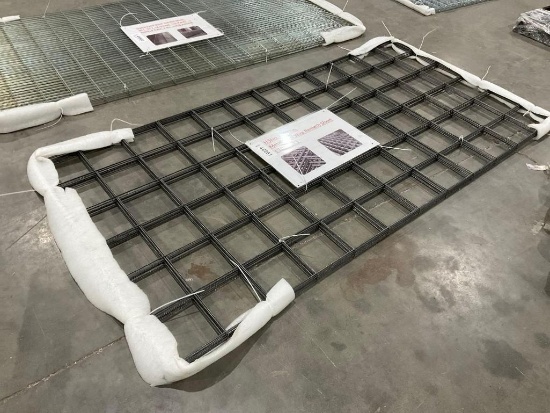 UNUSED METAL STEEL WIRE REMESH SHEETS; APPROX 10 PACK; APPROX 72in W X 36in H