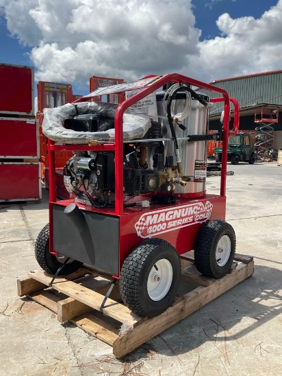 UNUSED 2026 MAGNUM 4000 SERIES GOLD HOT WATER PRESSURE WASHER,DIESEL BURNER GAS POWER, ELECTRIC