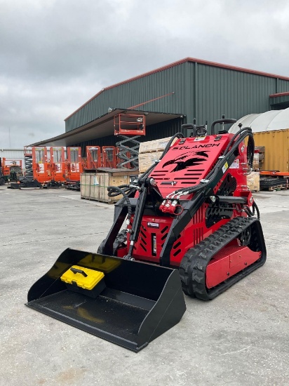 UNUSED 2026 SDLANCH STAND ON SKID STEER LOADER MODEL SSL60; GAS POWERED, ELECTRIC START, RUBBER