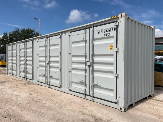 2026 40FT STORAGE CONTAINER, 4 SIDE DOORS