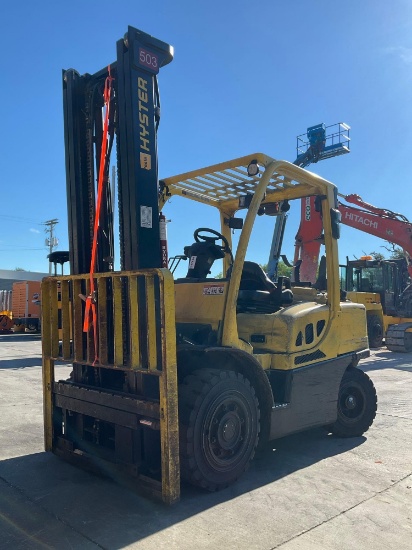 Hyster Forklift Model H80ft; Lp Powered; Approx Capacity 8000 Lbs;