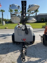 2020WACKER NEUSON 6KW GENERATOR WITH LIGHT TOWER MODEL LTV6L, DIESEL