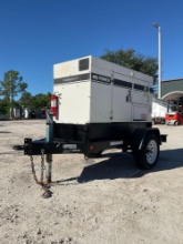MULTIQUIPWHISPERWATT AC GENERATOR MODEL DCA-25SSIU4F; ISUZU DIESEL POWERED; TRAILER MOUNTED,APPROX