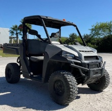 2023 POLARIS PRO XD UTV, KUBOTA DIESEL, 4X4,MANUAL DUMP BED, BIL OF SALE ONLY, RUNS & DRIVES