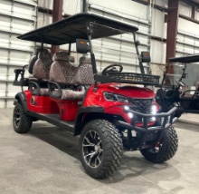 UNUSED 2026 SDLOOL 6-SEATER OFF-ROAD GOLF CART MODEL GC42S; ELECTRIC POWERED; 60V BATTERY, 3.5KW AC