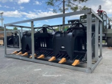 UNUSED2026LANDHONORHEAVY DUTY ROCK GRAPPLE BUCKET MODEL RGB-11-72W FOR UNIVERSAL SKID STEER