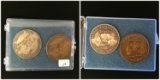 Set Of 2 El Paso Centennial Medals