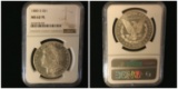 Graded Morgan Silver Dollar