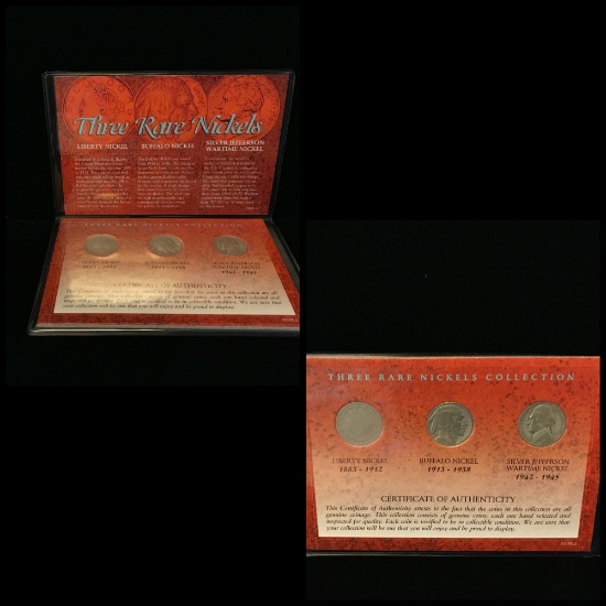 Three Rare Nickels Set