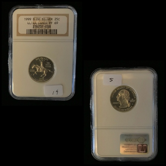 Graded State Silver Quarter