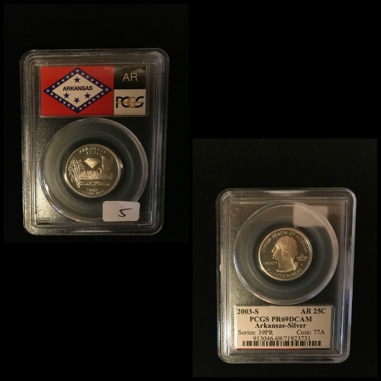 Graded State Silver Quarter