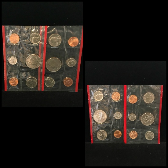 Set Of 2 Mint Coin Sets