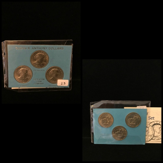 Susan B Anthony Dollars Set